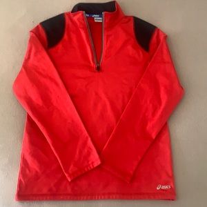 Boy’s ASICS 3/4 zip pullover